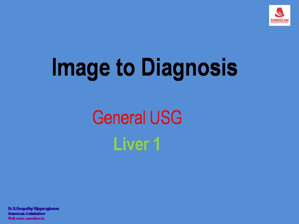 Image to Diagnosis – General USG – Liver 1